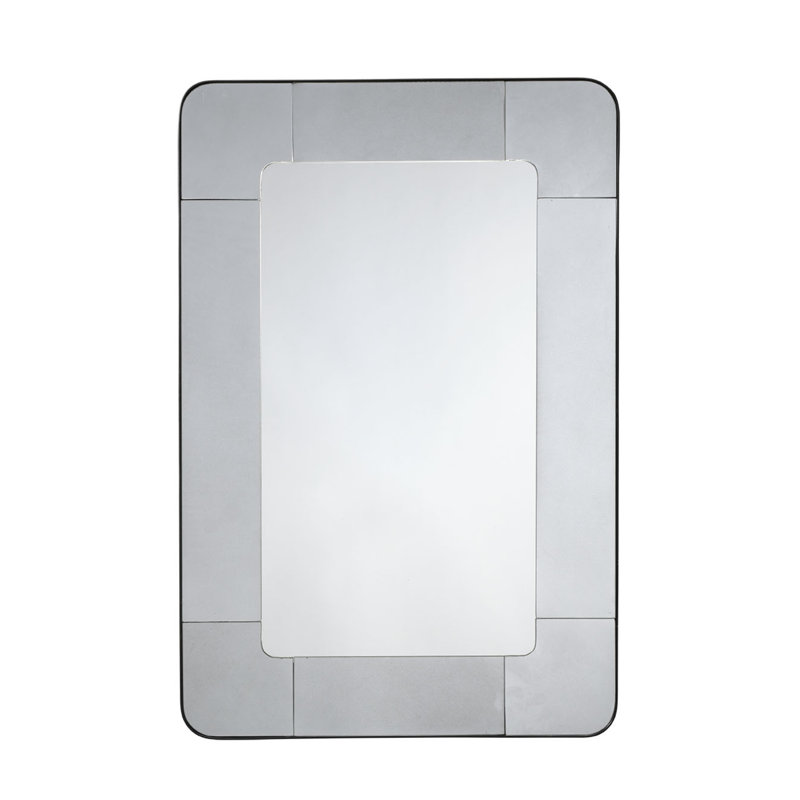 Elemental Antique Mercury Glass Wall Mirror, Small