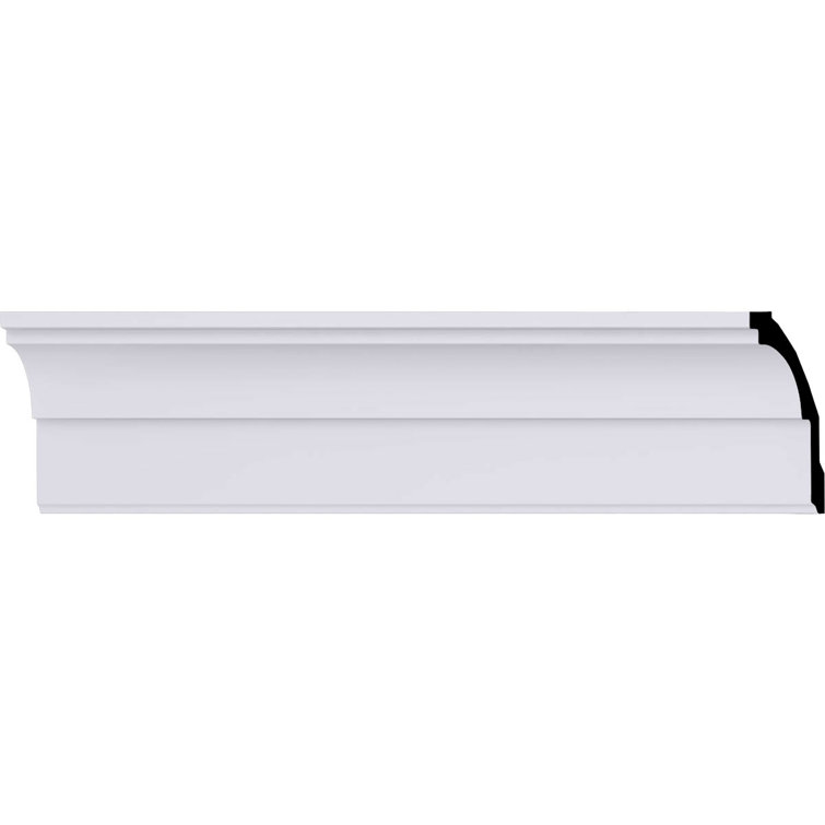 ÉCHANTILLON - Moulure couronnée en cèdre Endurathane Classic, H 3 5/8 po x P 2 1/2 po x F 4 5/8 po x L 12 po, apprêtée
