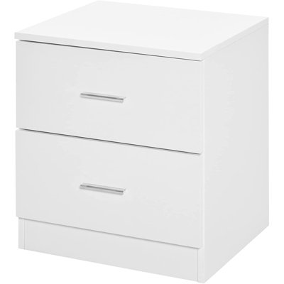 Demonica 2 Drawer Bedside Table