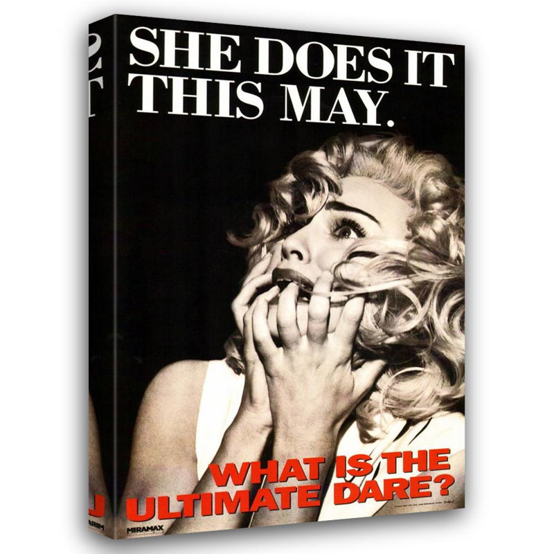 Madonna Truth or Dare, H 24 po x l 16 po