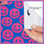 Rideaux de douche Pink Smiley faces extra long-40468618