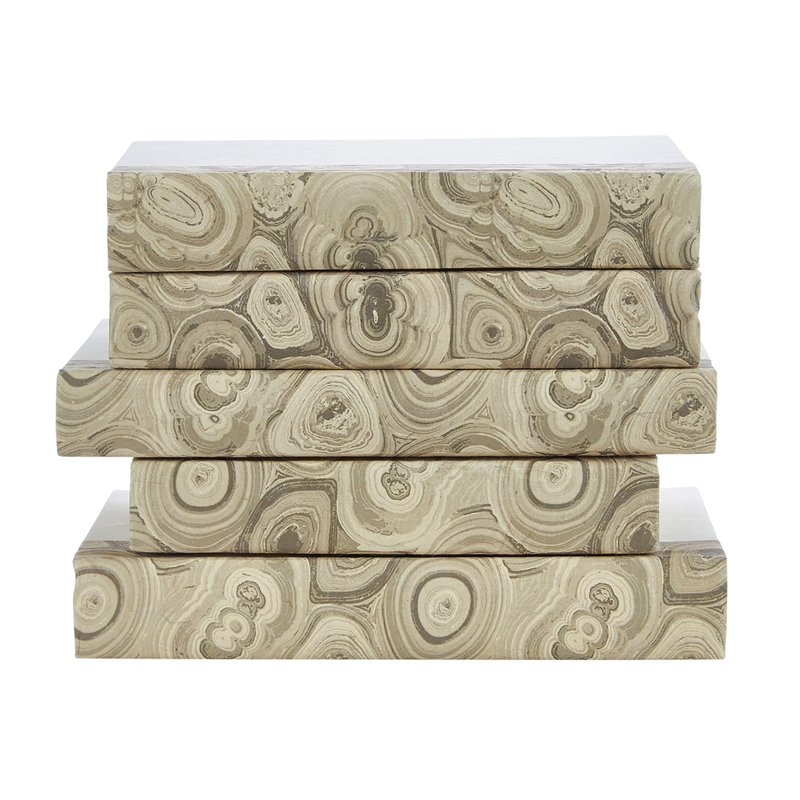 Malachite 5 Piece Book Set
