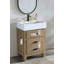 Meuble-lavabo simple 24 po avec lavabo en céramique Maxbano-144980356