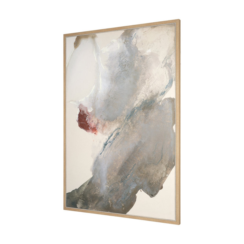 «Nakayama I» par Ira Havuka, œuvre de toile texturée encadrée à la main, Inclination I