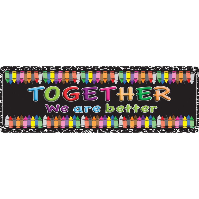 The Original Fun Mat, Tapis de couloir, 15,5 po X 47 po, Together We Are Better