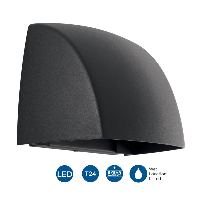 Luminaire d'extérieur à 1 ampoule Marcial, Noir
