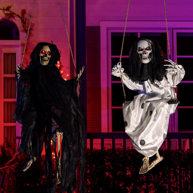 2Packs 3Ft Hanging Ghosts Halloween Decor