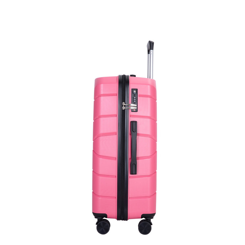 Ensemble de 3 valises à roulettes en plastique Hardshell