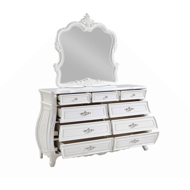 Ensemble d'opulence en bois perlé
