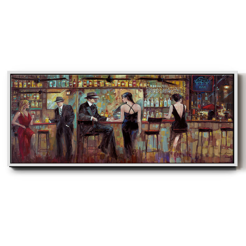 Happy Hour- Framed Canvas