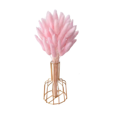 60pc Bunny Tails Dried Flower Branch Decoration For Wedding Boho Flowers Home Table Decor Village Farm Parties Party Spring Floral Stems