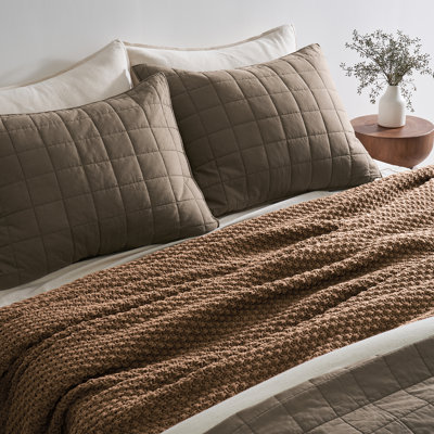 Chunky Chenille Knit Throw Blanket