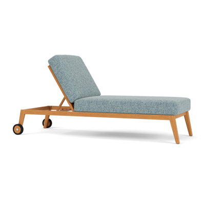Alpine Outdoor Teak Chaise Lounge