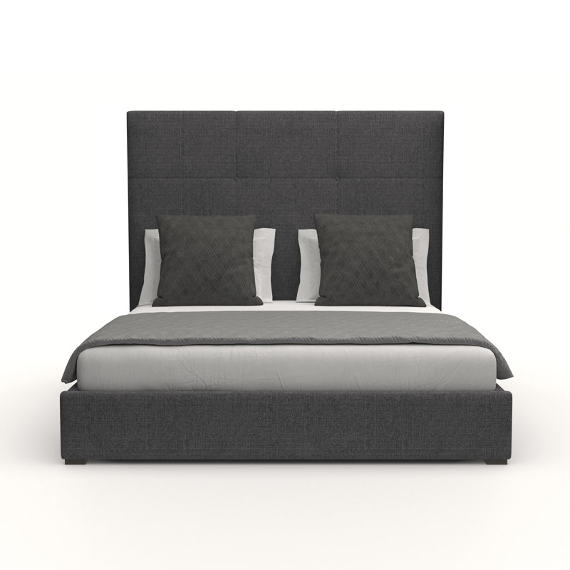 Dezyah Upholstered Standard Bed, Charcoal Revolution®, King