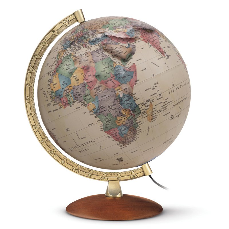 Globe en relief d'Athènes