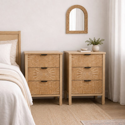 40 cm W Bedside Table
