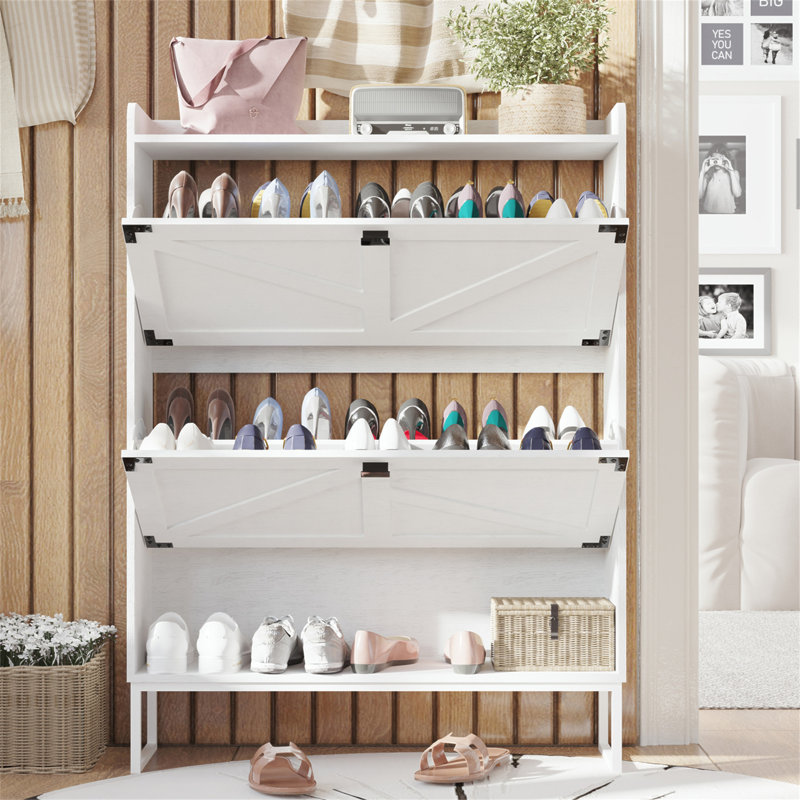 Versatile Shoe Cabinet With Stylish Design For Organized Living Spaces