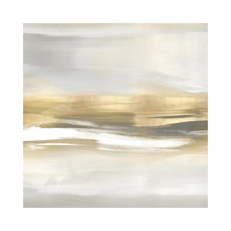 Highlight Gold II by Jake Messina - Wrapped Canvas Print, 93.98 cm H x 93.98 cm W x 3.175 cm D