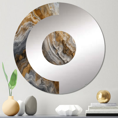 Elba - Miroir mural demi-cercle