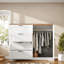 Armoire penderie H 43,3 po avec 4 tiroirs et 2 portes