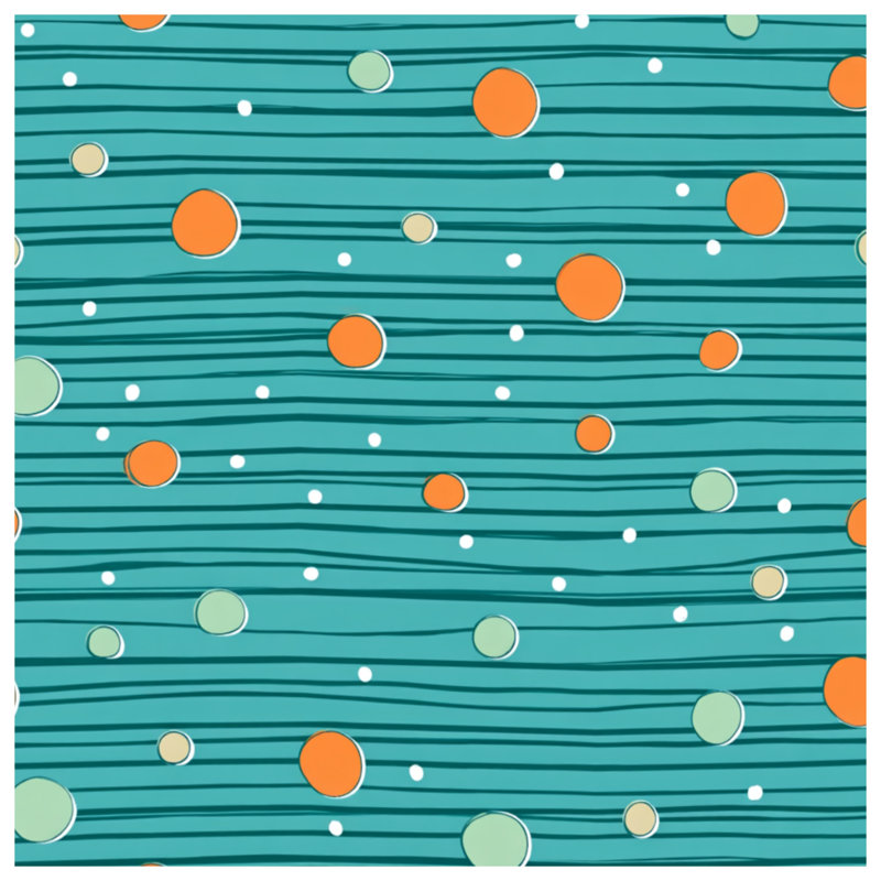 Polka Dots Canvas Gallery Wrap - Pattern Wall Decor in Many Sizes, 12 x 12 inches