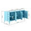 Armoire de rangement à 6 tablettes Adriatik-1752910491