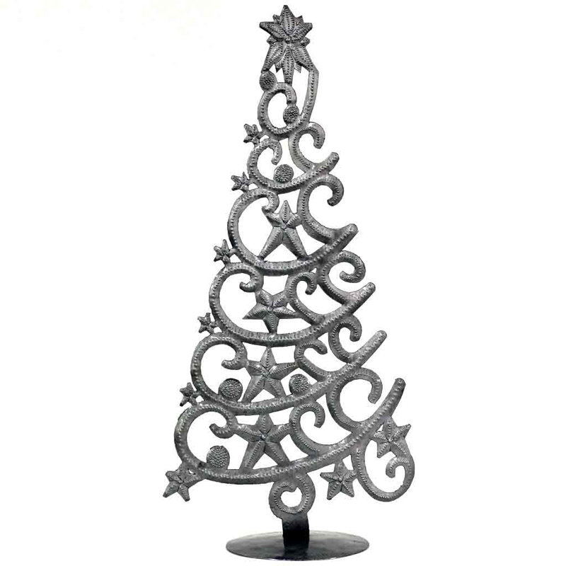 Arbre de noël avec étoiles