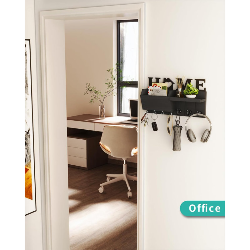 Mikkelson Wall Organizer, Black