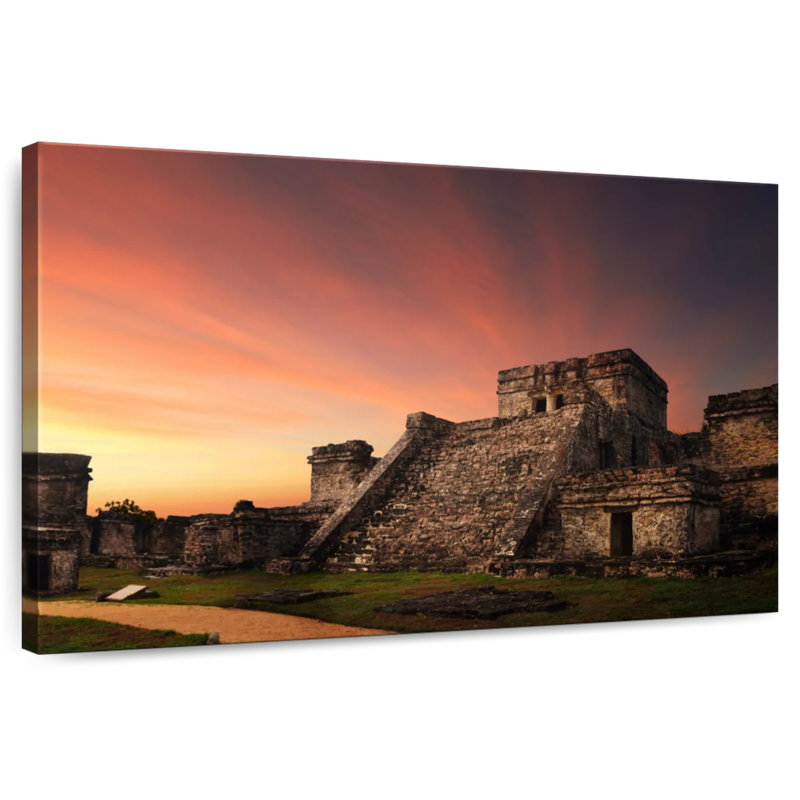 Nicci Ancient El Castillo, 20" H x 30" W