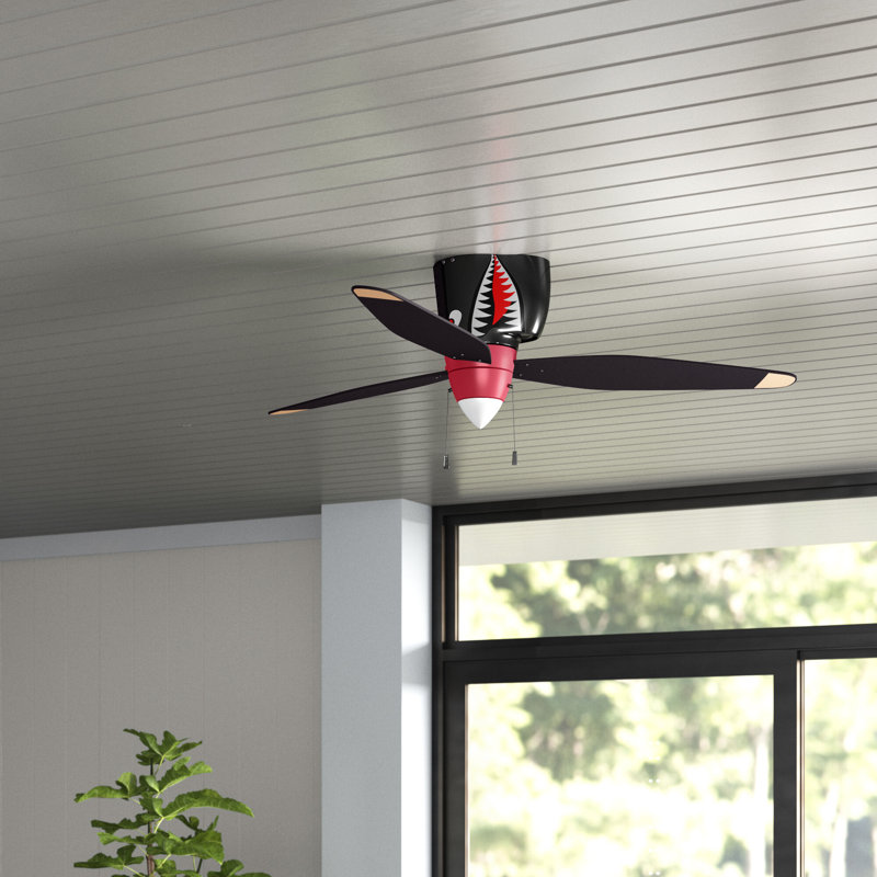 WarPlanes 48'' Ceiling Fan with Light Kit