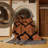 Machine Washable Trellis Brown Area Rug