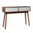Entryway Table With 2 Carved Panel Drawers, Console Table With Storage Space And Wood Legs,Sofa Table Behind Couch