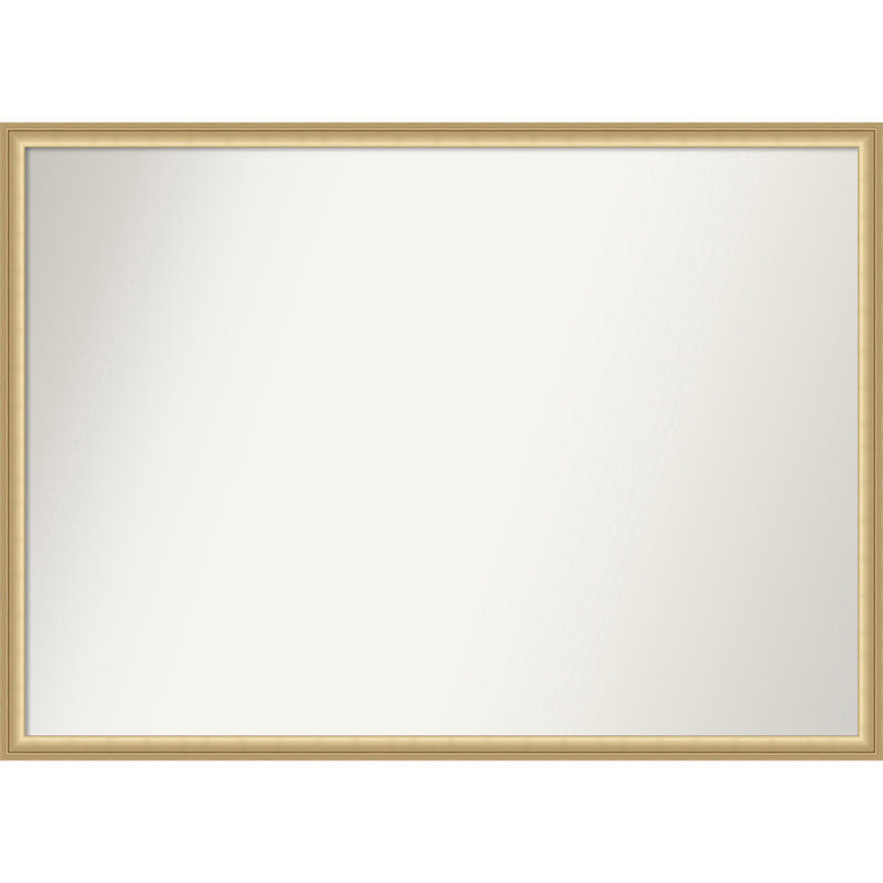 Miroir mural Florence, 28,75 po x 39,75 po, Or, Rectangle