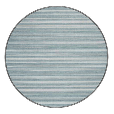 Tapis gris à rayures horizontales lavable à la machine