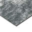 Tapis noir abstrait tissé à la machine-504559443
