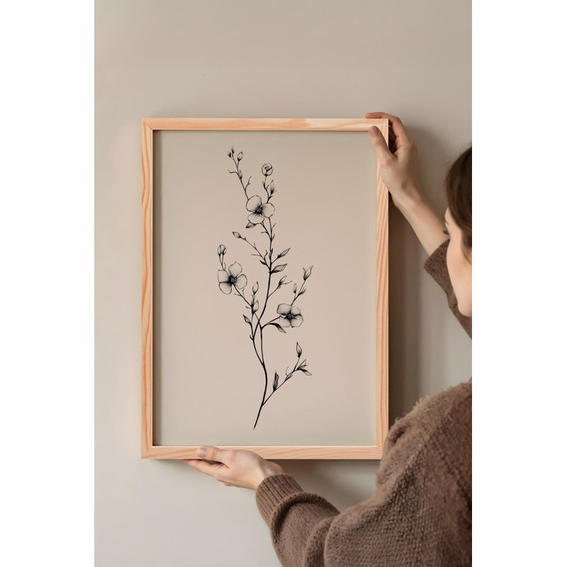 Peinture décorative encadrée
