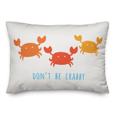 Oreiller rectangulaire don’t be crabby