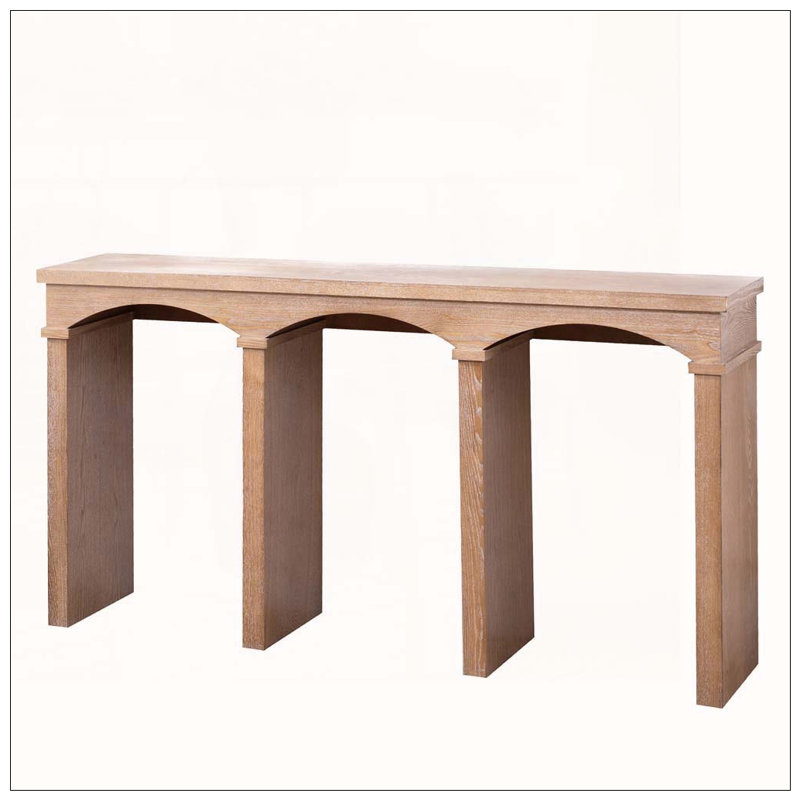 60"Long Rustic Archway Console Table