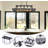 Rustic Farmhouse Chandelier With Wood And Metal Design, 5-Light Linear Ceiling Fixture For Dining Room And Kitchen Island-172287277