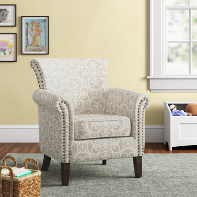 Fauteuil club à dossier serré l 30 po Abby