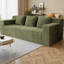 Canapé 71 po en velours côtelé 2 places, causeuse profonde avec coussins de dossier moelleux, aucun assemblage requis, canapé sans cadre pour salon, chambre à coucher, appartement-765208679