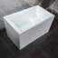 Baignoire de trempage autoportante en acrylique Flatbottom
