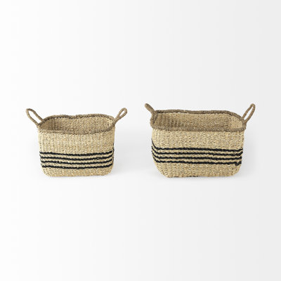 Ensemble de 2 paniers en ruppie maritime
