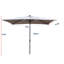 Parasol lumineux à énergie solaire à DEL-582212489