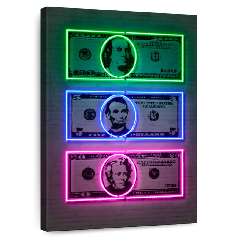 Kerner Dollars, 12" H x 8" W