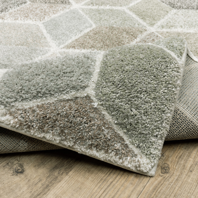 Belsky Geometric Indoor Rug, Rectangle 5'3" x 7'6"