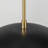 Lebone 1 - Light Matte Black Bowl Pendant (17.7'')-2117993594