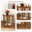 Solid Wood Oval End Table-2146664988