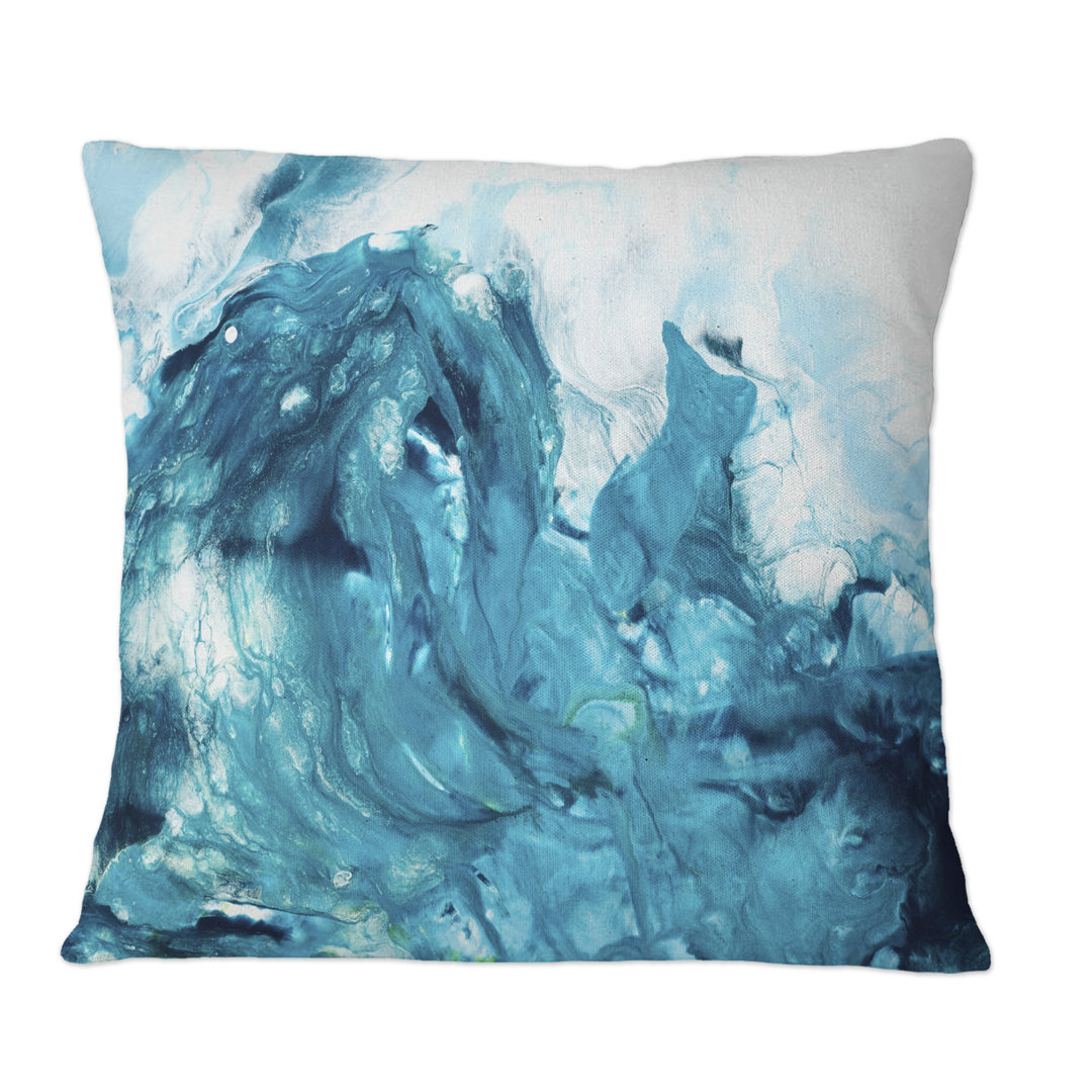 Abstract Throw Pillow Design Art 