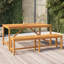 Eversley Solid Wood Acacia Outdoor Bench